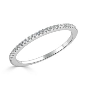 109402 fv 14k White Gold Diamond Eternity Ring