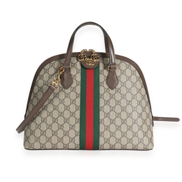 109547 fv dda6aa35 1ed0 4b68 8a0a 9e2077e49f66 Gucci GG Supreme Ophidia Medium Top Handle Bag