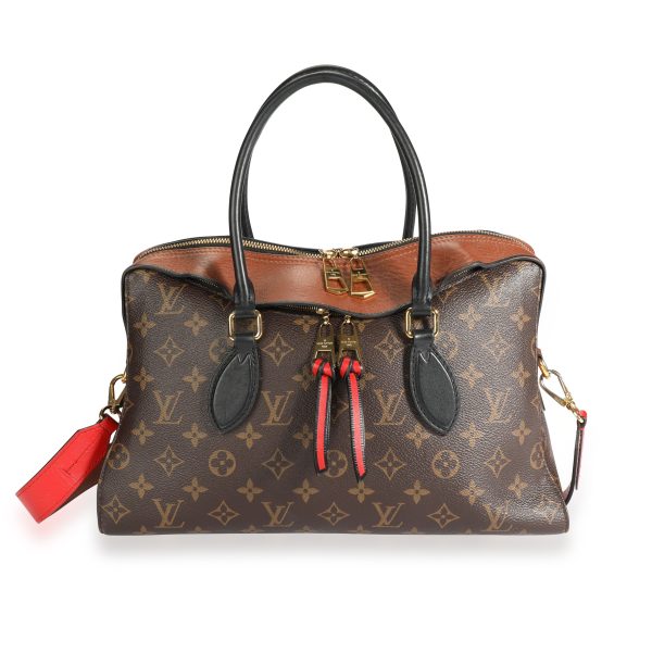 109553 fv 349f8bda f197 47c9 bca1 bba1625e7c70 Louis Vuitton Monogram Canvas Caramel Leather Tuileries Satchel