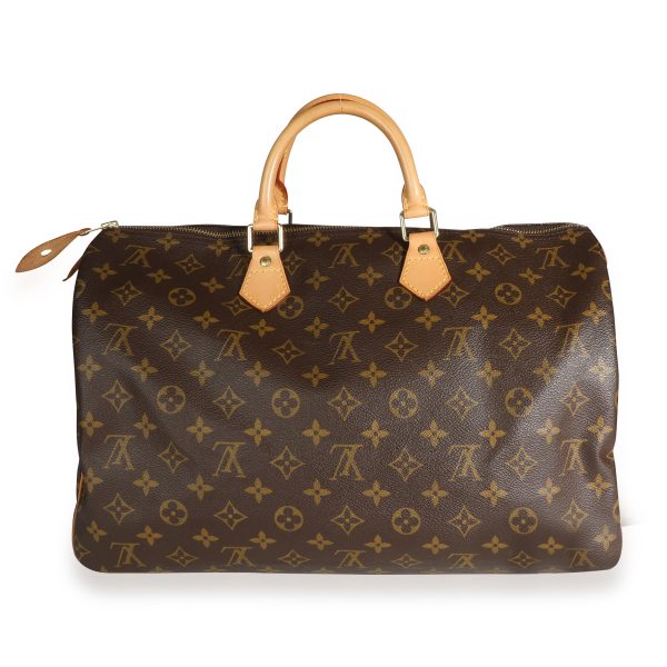 109680 pv Louis Vuitton Monogram Canvas Speedy 40