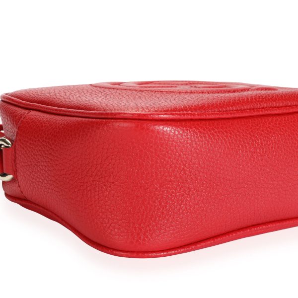 109773 box Gucci Red Pebbled Leather Soho Disco Bag