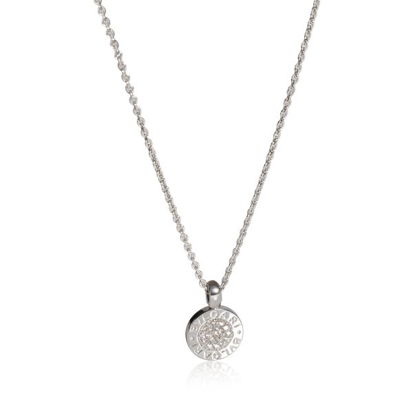 109792 fv Bulgari Bvlgari Bvlgari Medallion Diamond Pendant in 18K White Gold 020 CTW