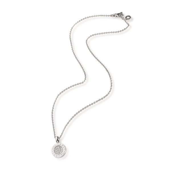 109792 pv Bulgari Bvlgari Bvlgari Medallion Diamond Pendant in 18K White Gold 020 CTW