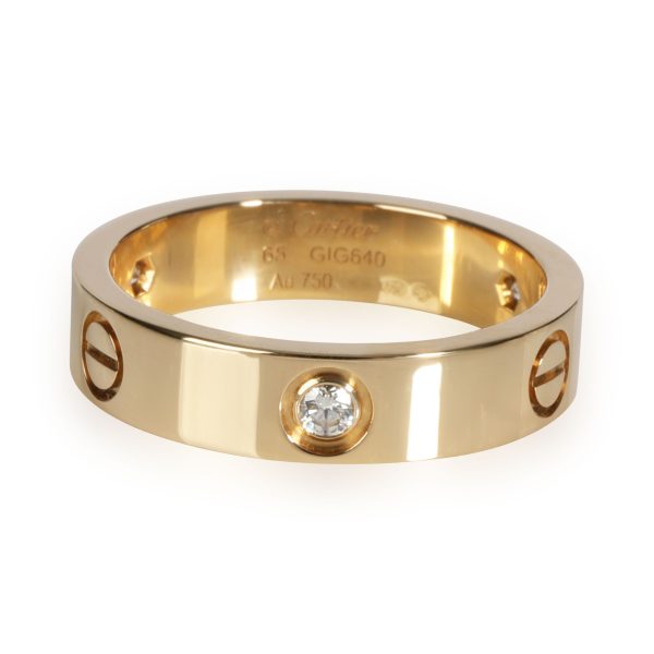 Rings Cartier Love Diamond Band in 18K Yellow Gold 030 CTW