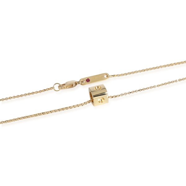 109862 clasp Roberto Coin Mini Pois Moi Necklace in 18K Yellow Gold