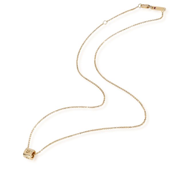 109862 pv Roberto Coin Mini Pois Moi Necklace in 18K Yellow Gold