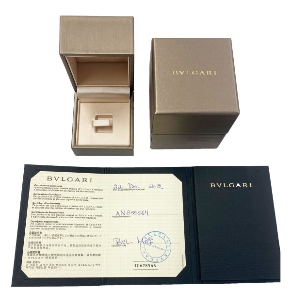 109948 box Bulgari Bzero1 Ceramic Ring in 18K Rose Gold