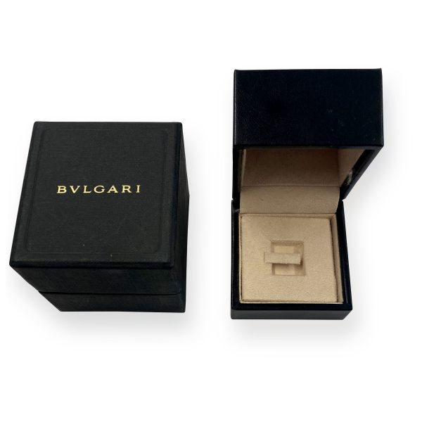 109961 box BVLGARI BZero 1 Three Band Ring in 18K White Gold