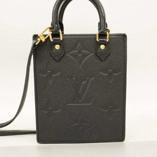 11 Louis Vuitton Monogram Empreinte Petit Sac Plat Noir