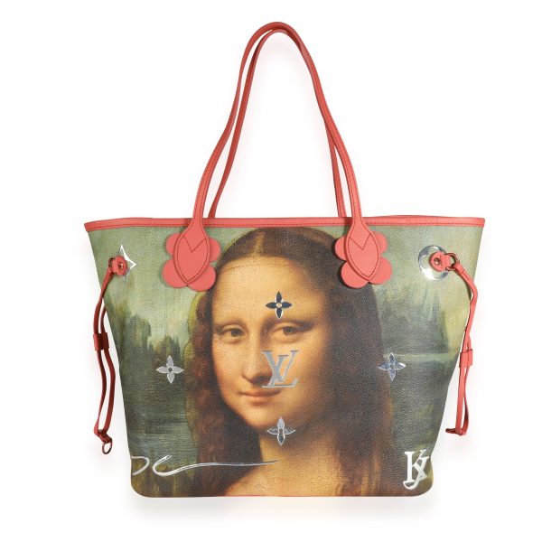 110026 pv Louis Vuitton x Jeff Koons Masters Collection Mona Lisa Neverfull MM