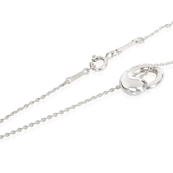 110153 clasp Tiffany Co Elsa Peretti Eternal Circle Necklace in Sterling Silver