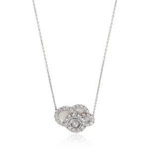 110177 fv Chopard Happy Diamonds Cloud Necklace in 18K White Gold 210 CTW