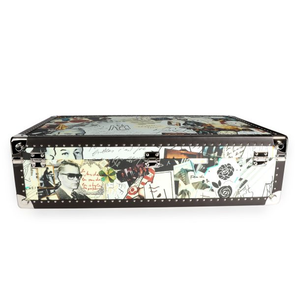 110180 stamp Fendi Multicolor Karl Kollage Travel Trunk