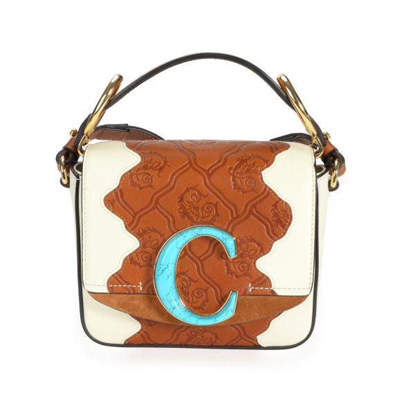 110208 fv Chloé Patchwork Leather Baroque Mini Chloé C Bag