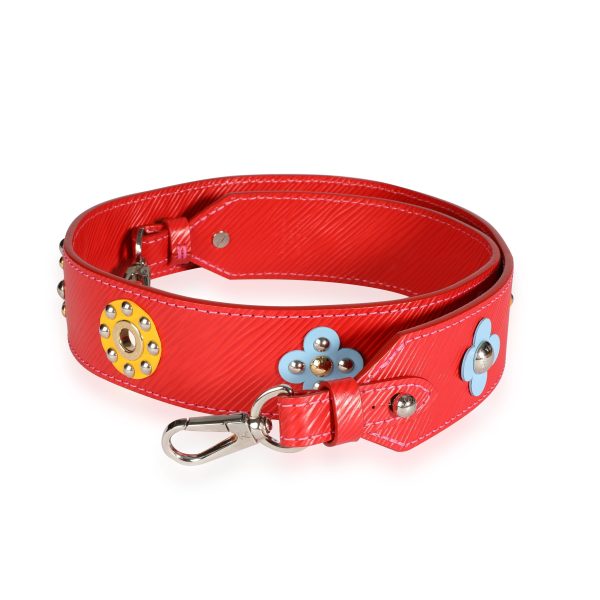 110211 fv 8db3d02c 308f 4b65 8a96 ecd5bd8de700 Louis Vuitton Coquelicot Epi Mechanical Flowers Bandoulière Shoulder Strap