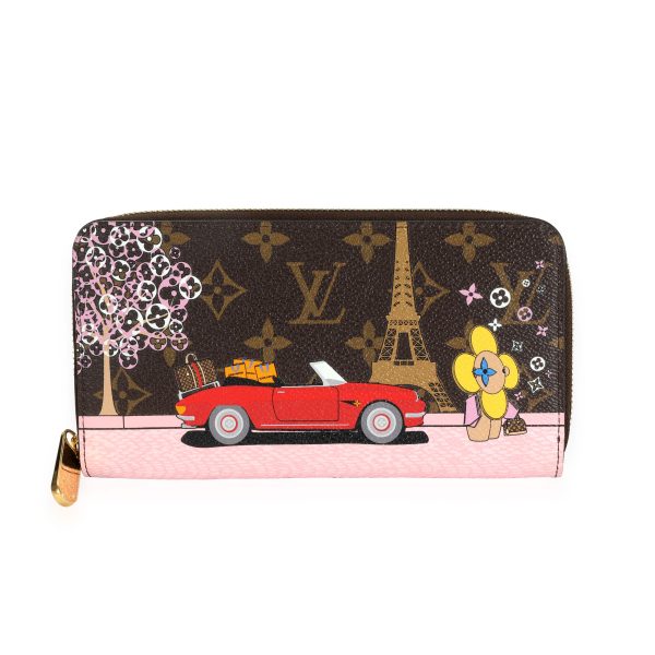 110214 fv Louis Vuitton Vivienne Christmas Animation Monogram Canvas Zippy Wallet