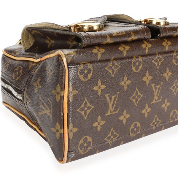 110248 clasp Louis Vuitton Monogram Canvas Manhattan PM