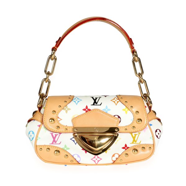 110288 fv Louis Vuitton White Monogram Multicolore Marilyn