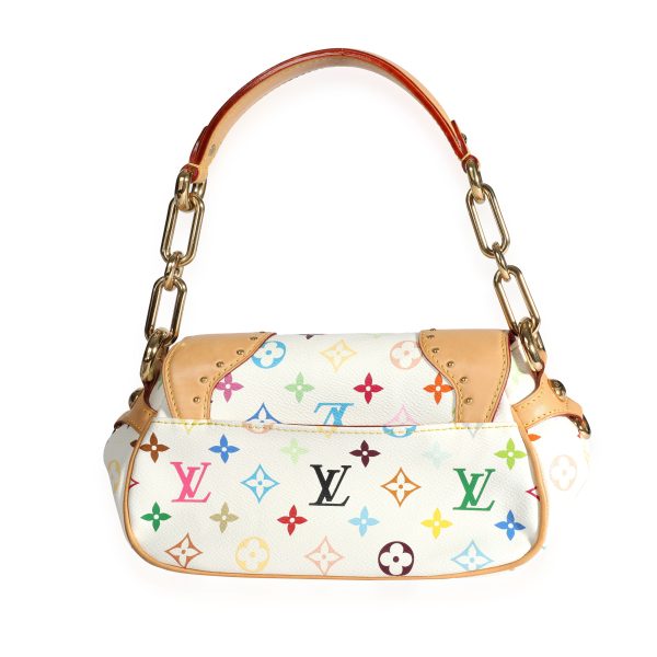 110288 pv Louis Vuitton White Monogram Multicolore Marilyn