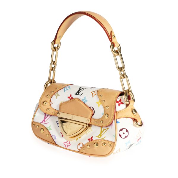 110288 sv Louis Vuitton White Monogram Multicolore Marilyn