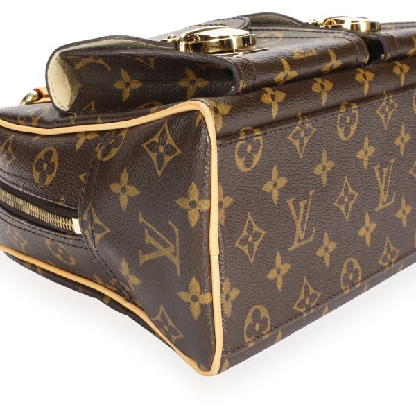 110289 clasp Louis Vuitton Monogram Canvas Manhattan PMs