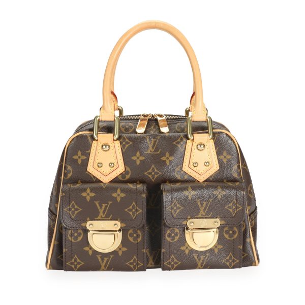 110289 fv Louis Vuitton Monogram Canvas Manhattan PMs