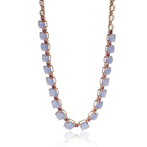 110315 fv 805be659 84dc 48bc b1b7 90f485678d06 Effy Chalcedony Rhodolite Garnet Necklace in 14K Rose Gold 6700 ctw