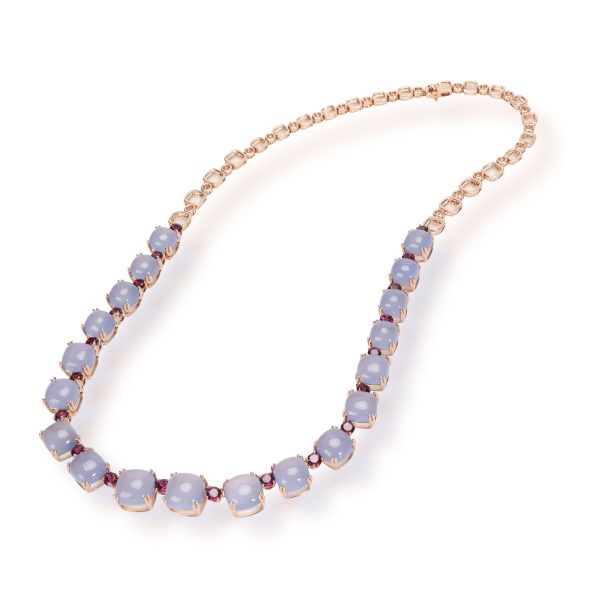 110315 pv 8641aff7 78a3 4957 8fe0 de98e0d3537b Effy Chalcedony Rhodolite Garnet Necklace in 14K Rose Gold 6700 ctw