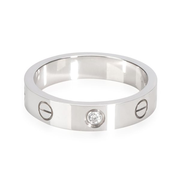 Rings Cartier Diamond Love Ring in 18K White Gold 002 CTW