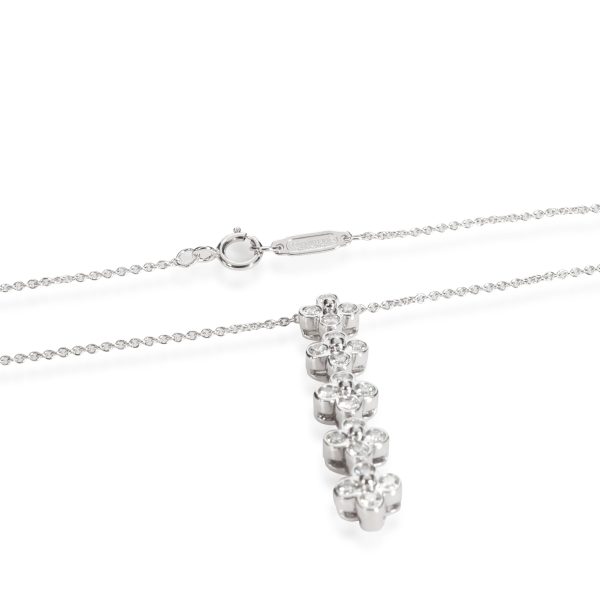 110372 clasp e5b7ed7d edb2 4e01 bd8b f645eebbe371 Tiffany Co Lace Diamond Necklace in Platinum 060 CTW