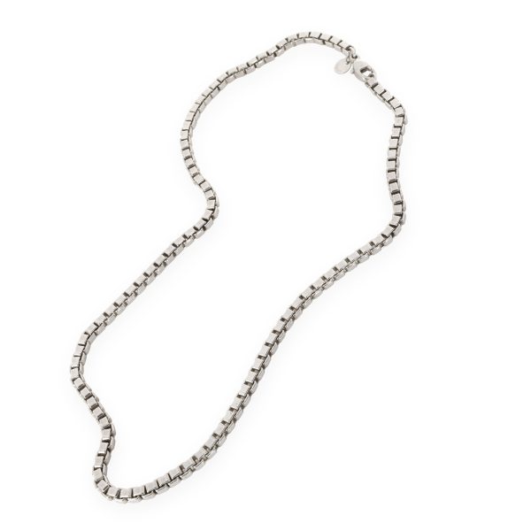 110375 pv Tiffany Co Venetian Link Necklace in Sterling Silver