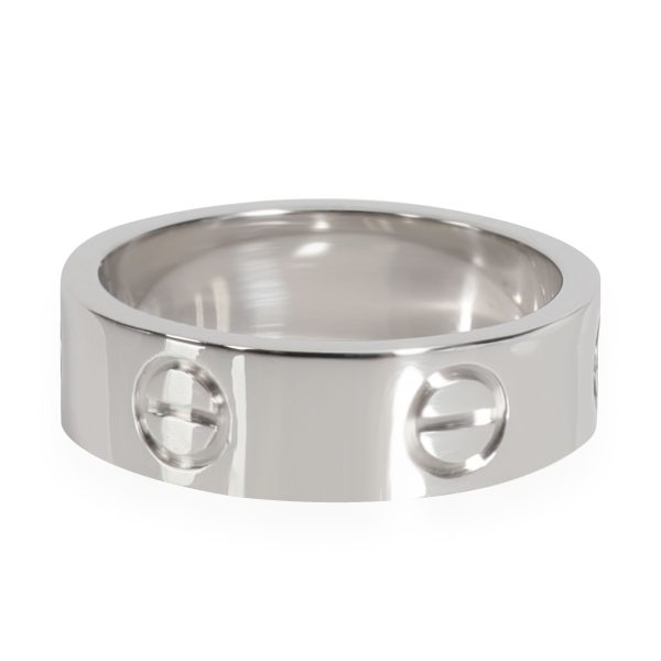 White Gold Band Cartier LOVE Band in 18K White Gold