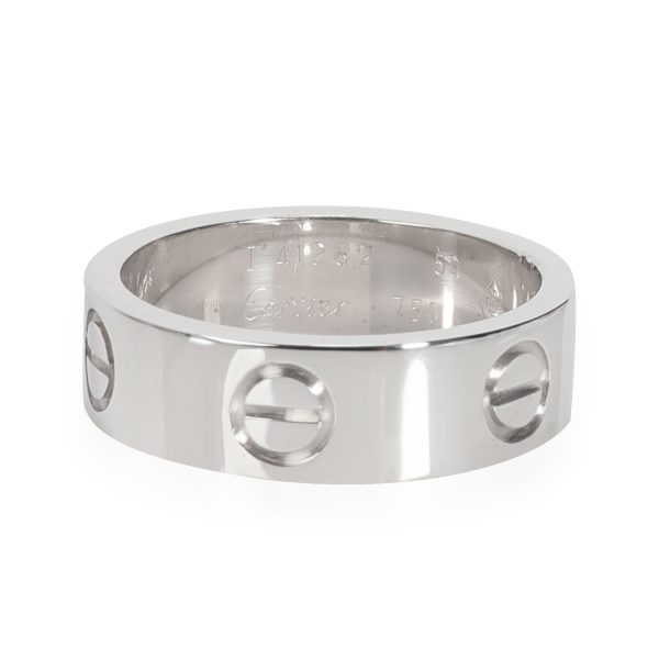 Rings Cartier LOVE Band in 18K White Gold