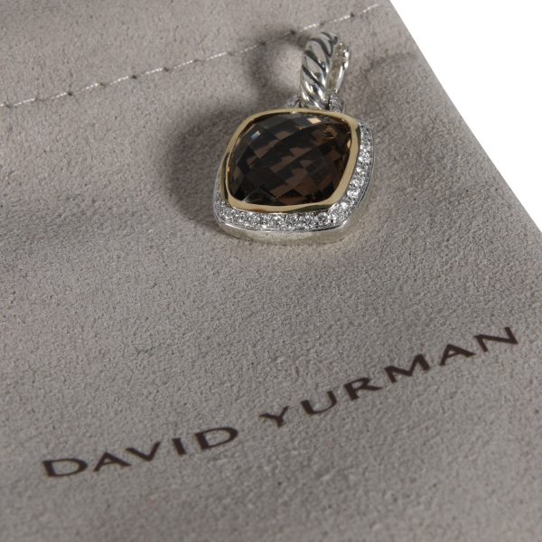 110516 box 68d2a743 3e16 46ac bf34 363f00748fa4 David Yurman Albion Quartz Diamond Pendant in 18K Yellow GoldSterling Silver Sm