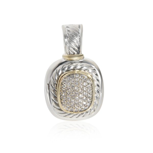 110556 fv 5da9888c 7b6b 4a9f 9af3 adc990d0ed27 David Yurman Albion Diamond Pendant in 18K Yellow GoldSterling Silver 05 CTW