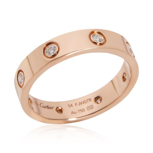 Cartier Cartier Love Diamond Band in 18K Pink Gold 019 CTW