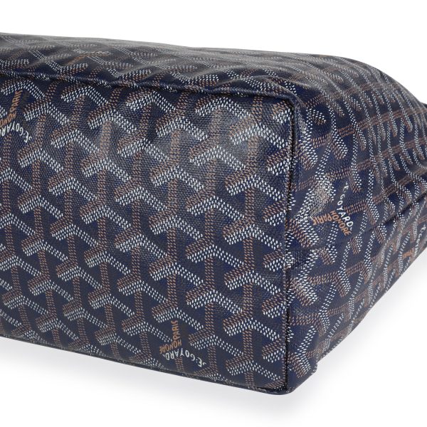 110666 box Goyard Blue Goyardine Saint Louis PM Tote