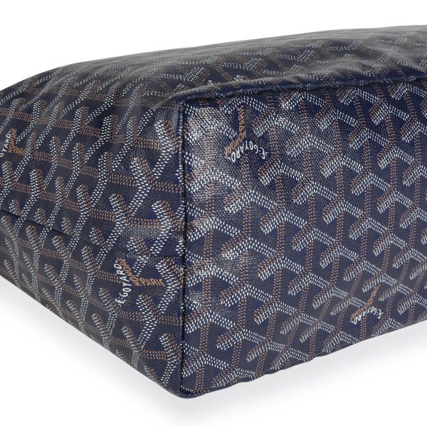 110666 clasp Goyard Blue Goyardine Saint Louis PM Tote