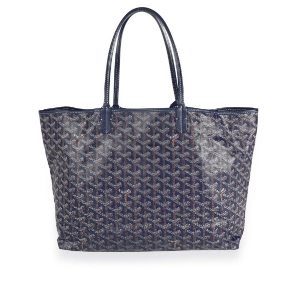 110666 pv 29157c2e 518a 4527 94d2 1bd71dac2cd7 Goyard Blue Goyardine Saint Louis PM Tote