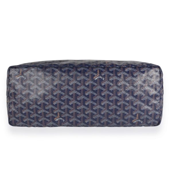 110666 stamp Goyard Blue Goyardine Saint Louis PM Tote