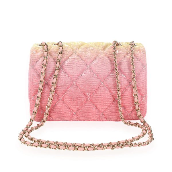 110843 pv 382ef679 20b8 4f84 a8ee bf8b9c47de7d Chanel Pink Ombré Sequin Mini Flap Bag