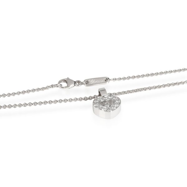 110872 clasp Chopard Happy Diamonds Heart Pendant in 18K White Gold 03 CTW