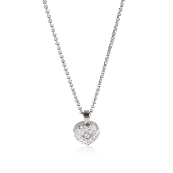 110872 fv Chopard Happy Diamonds Heart Pendant in 18K White Gold 03 CTW