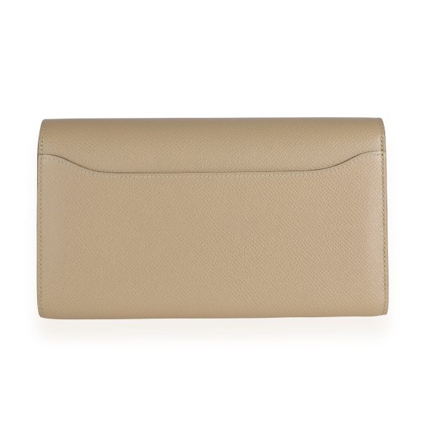 110960 pv Hermès Trench Epsom Constance Long Wallet GHW