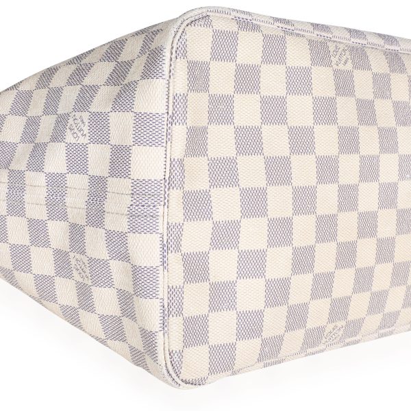 110969 clasp Louis Vuitton Damier Azur Canvas Neverfull GM