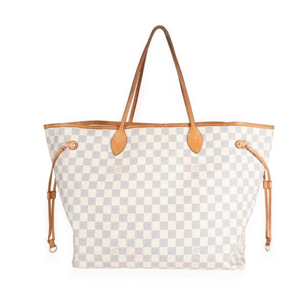 110969 pv Louis Vuitton Damier Azur Canvas Neverfull GM