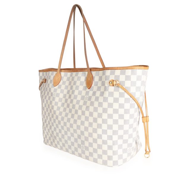 110969 sv Louis Vuitton Damier Azur Canvas Neverfull GM