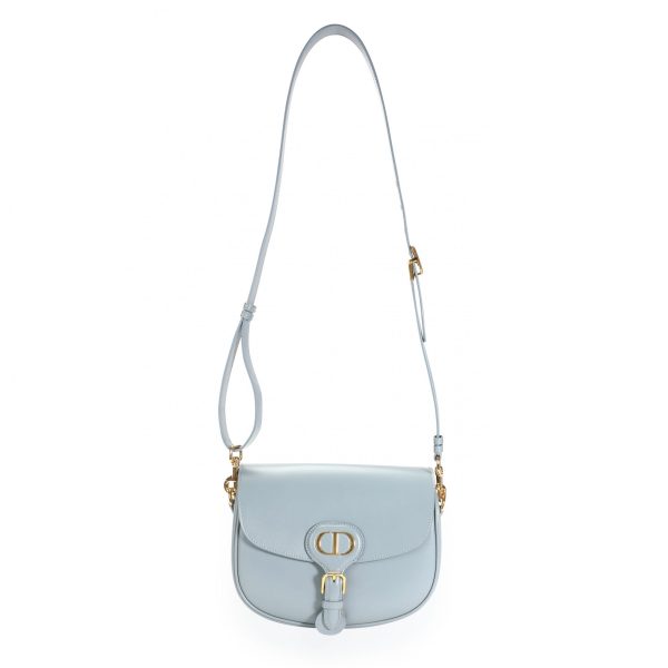 110970 bv Dior Cloud Blue Box Calfskin Medium Bobby Bag