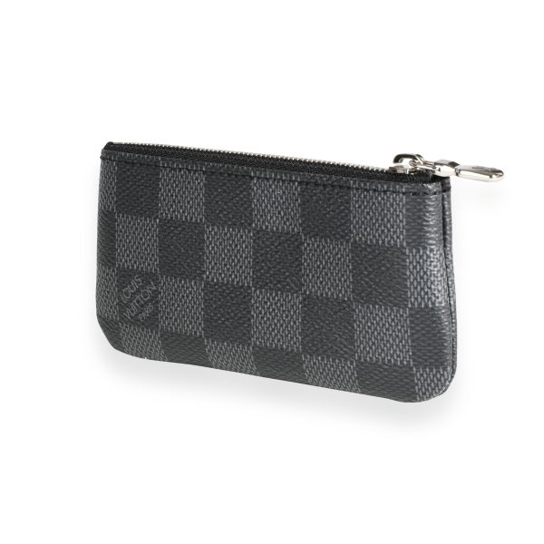 111003 sv Louis Vuitton Damier Graphite Canvas Pochette Clé