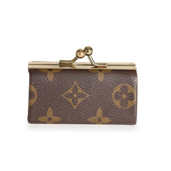 111008 fv Louis Vuitton Vintage Canvas Monogram Lipstick Case